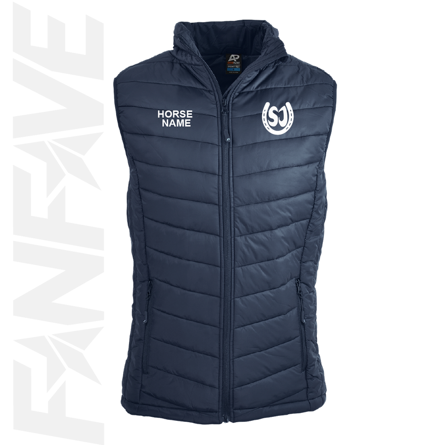 SJ Miller - Puffer Vest Personalised