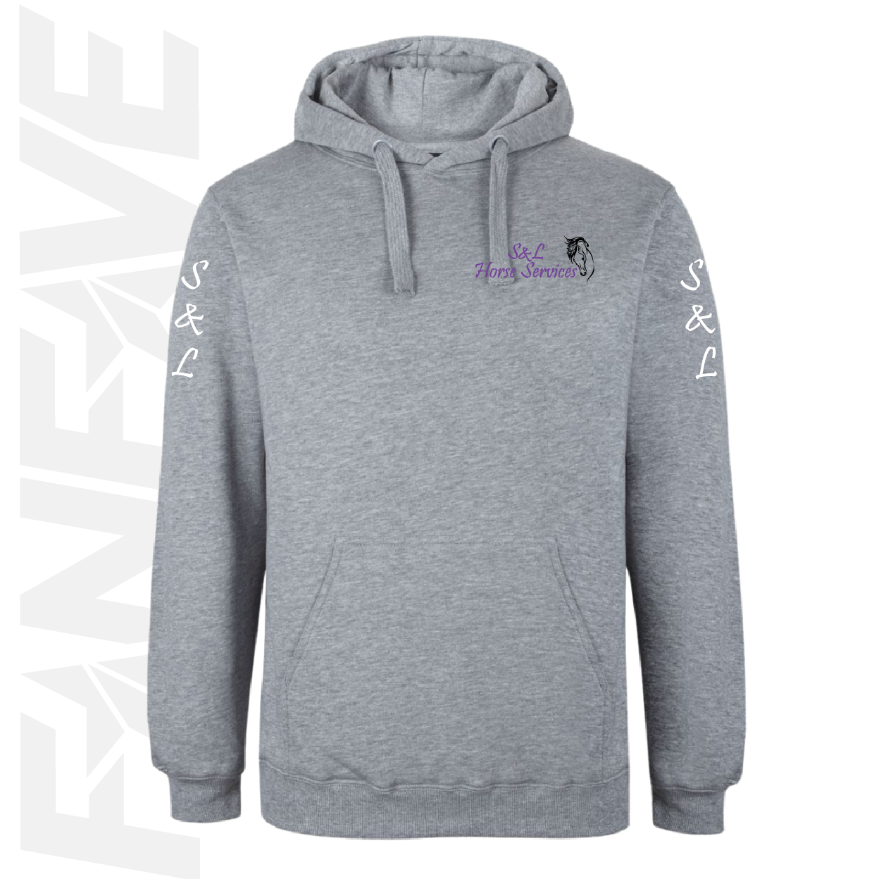 S&L Horse Services - Mens Fleecy Hoodie