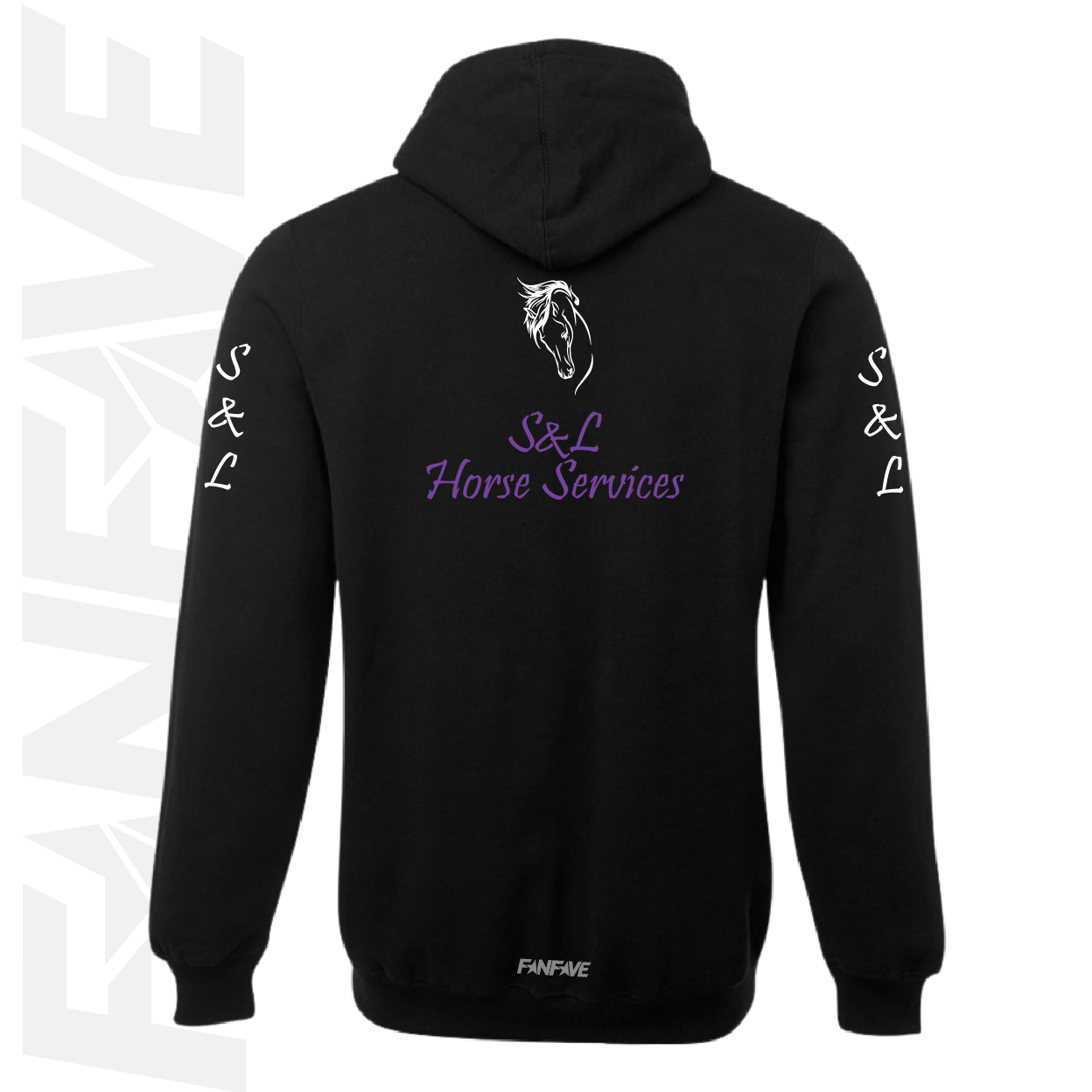 S&L Horse Services - Mens Fleecy Hoodie