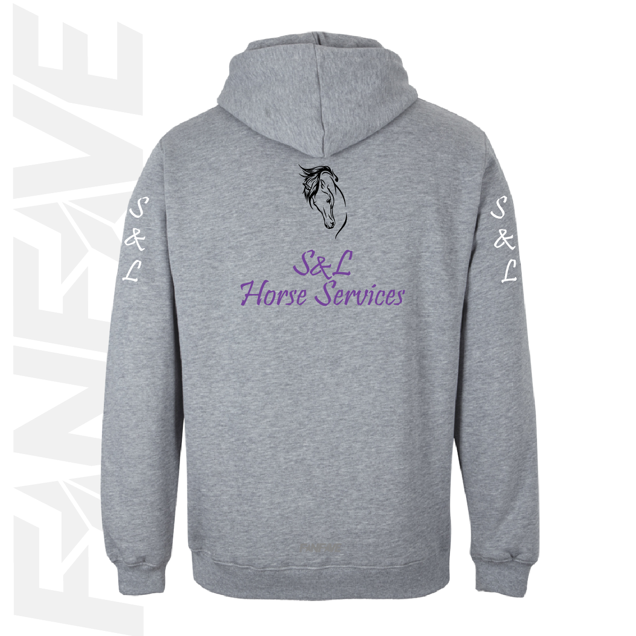 S&L Horse Services - Mens Fleecy Hoodie
