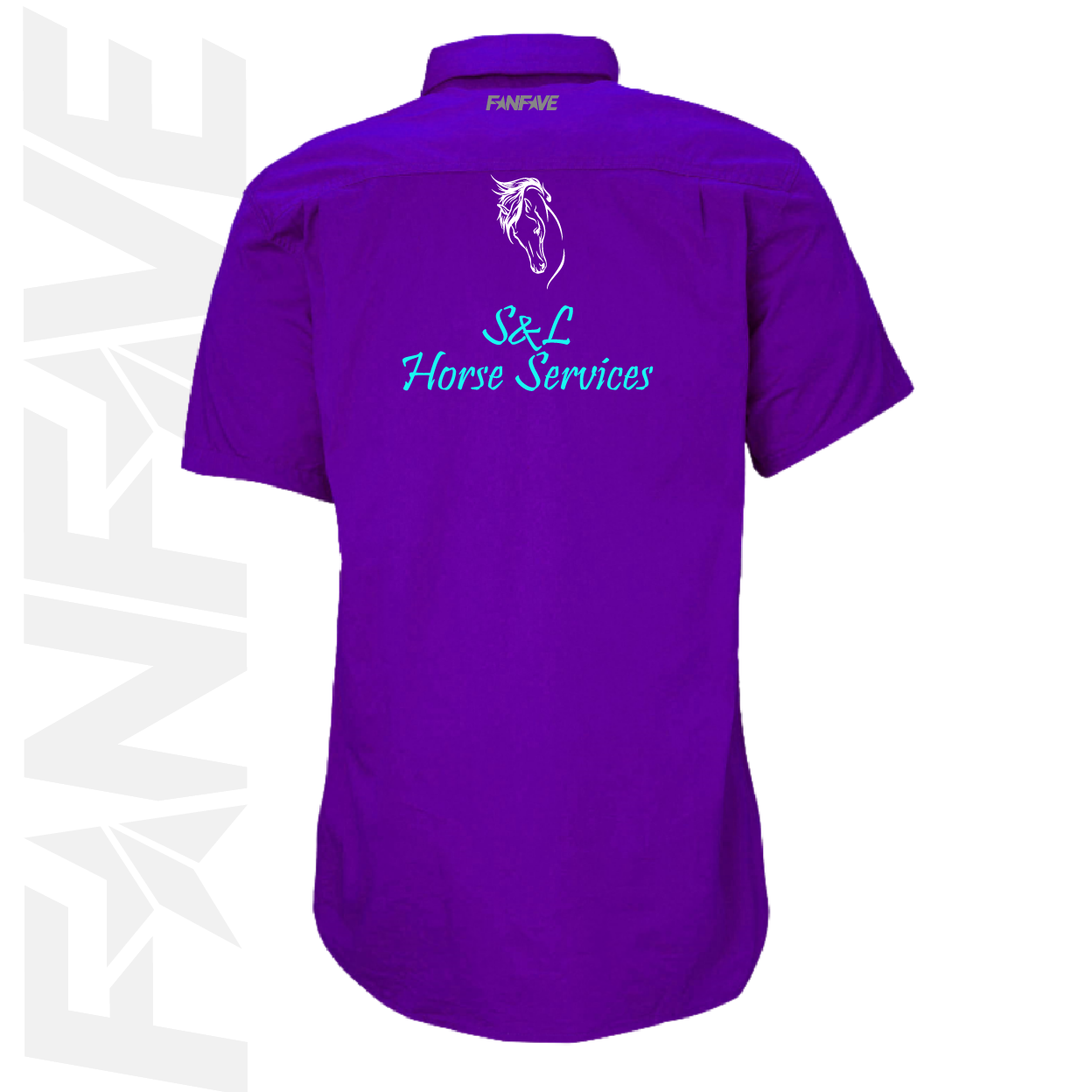 S&L Horse Services - Ladies Open Front S/S Shirt