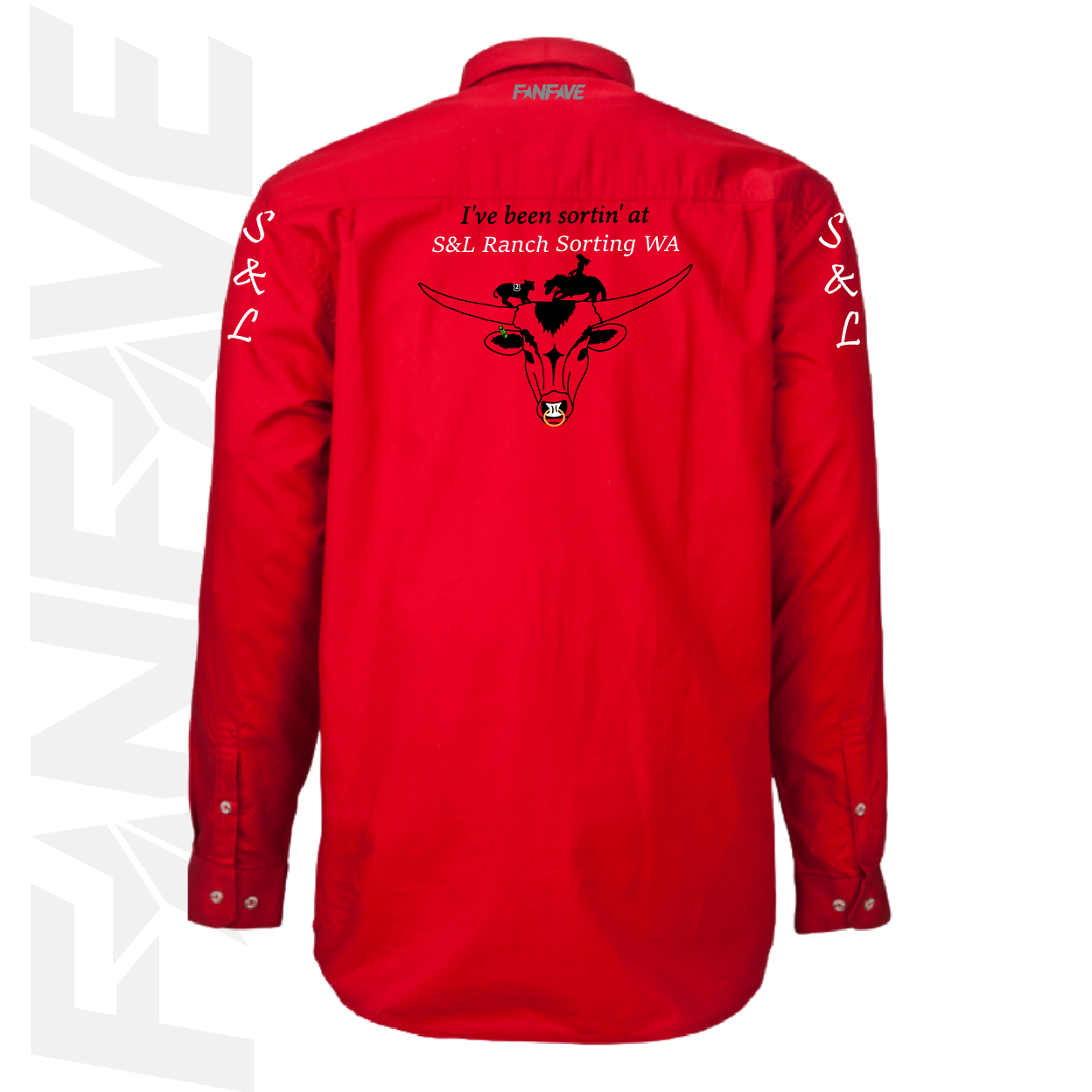 S&L Horse Services - Mens Closed Front L/S Shirt