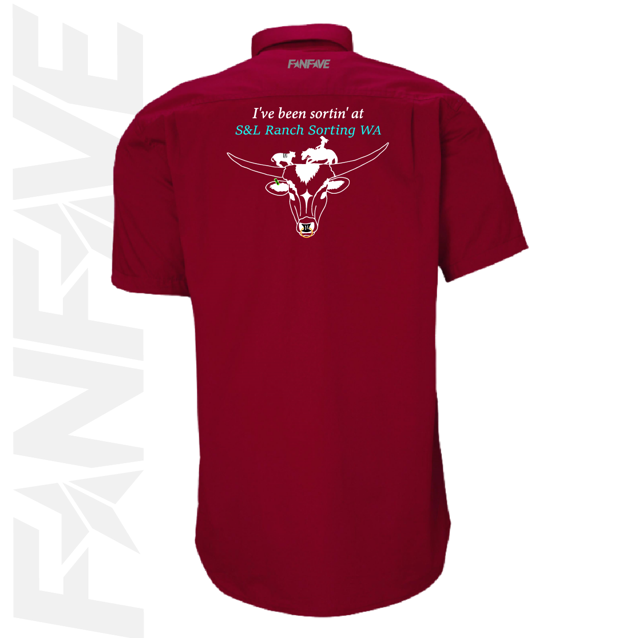 S&L Horse Services - Mens Closed Front S/S Shirt