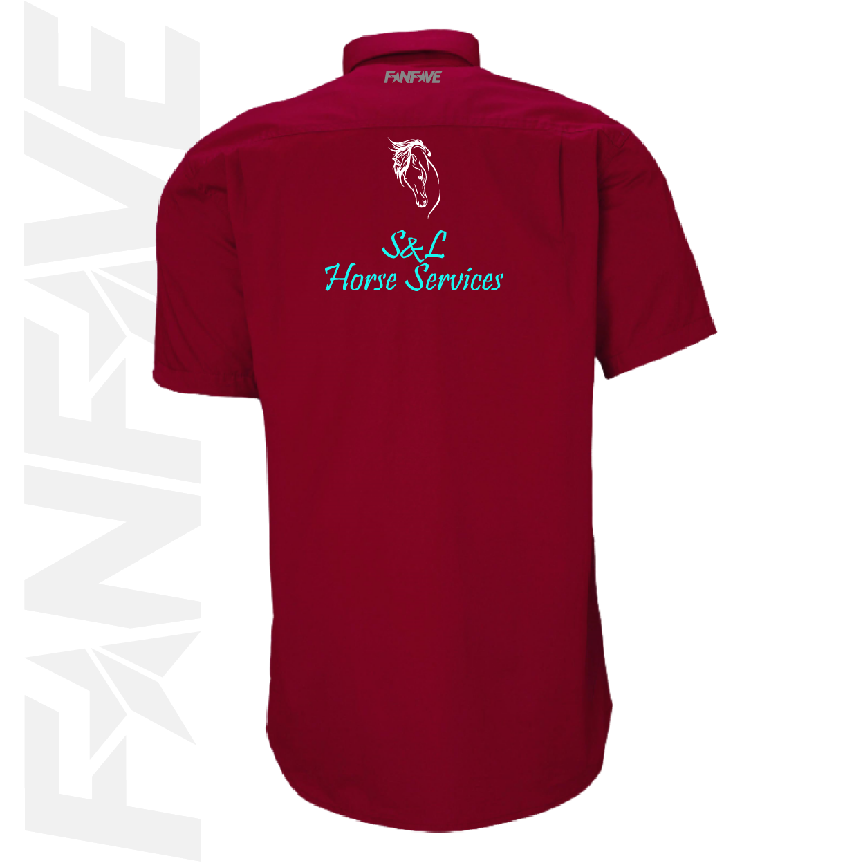 S&L Horse Services - Mens Closed Front S/S Shirt