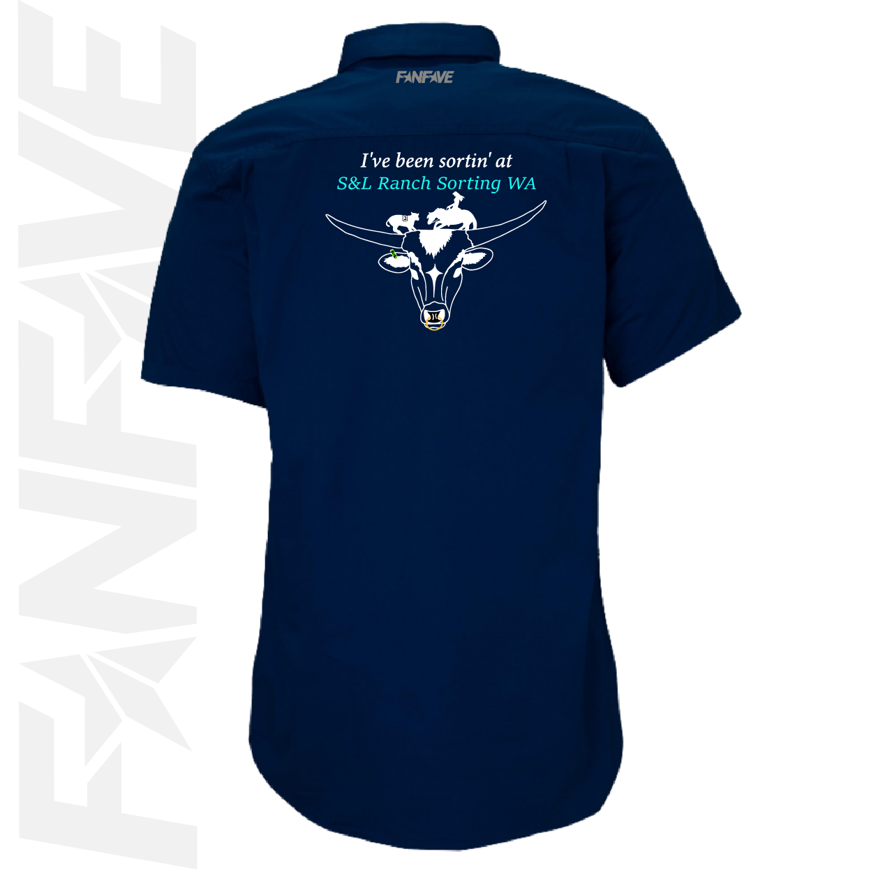 S&L Horse Services - Mens Closed Front S/S Shirt