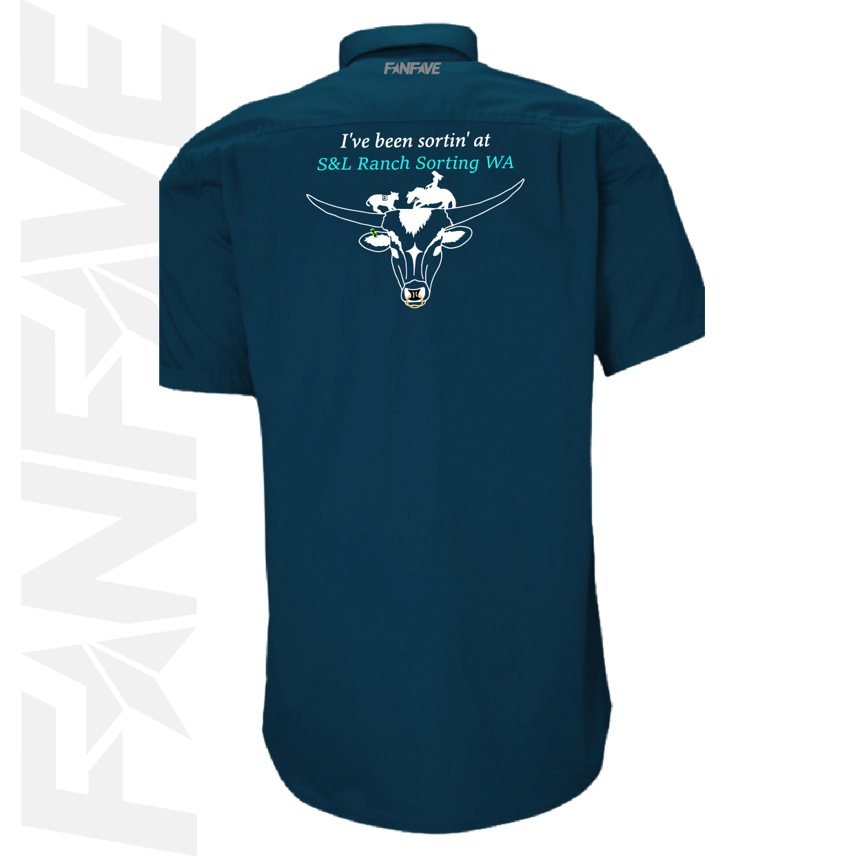 S&L Horse Services - Mens Closed Front S/S Shirt