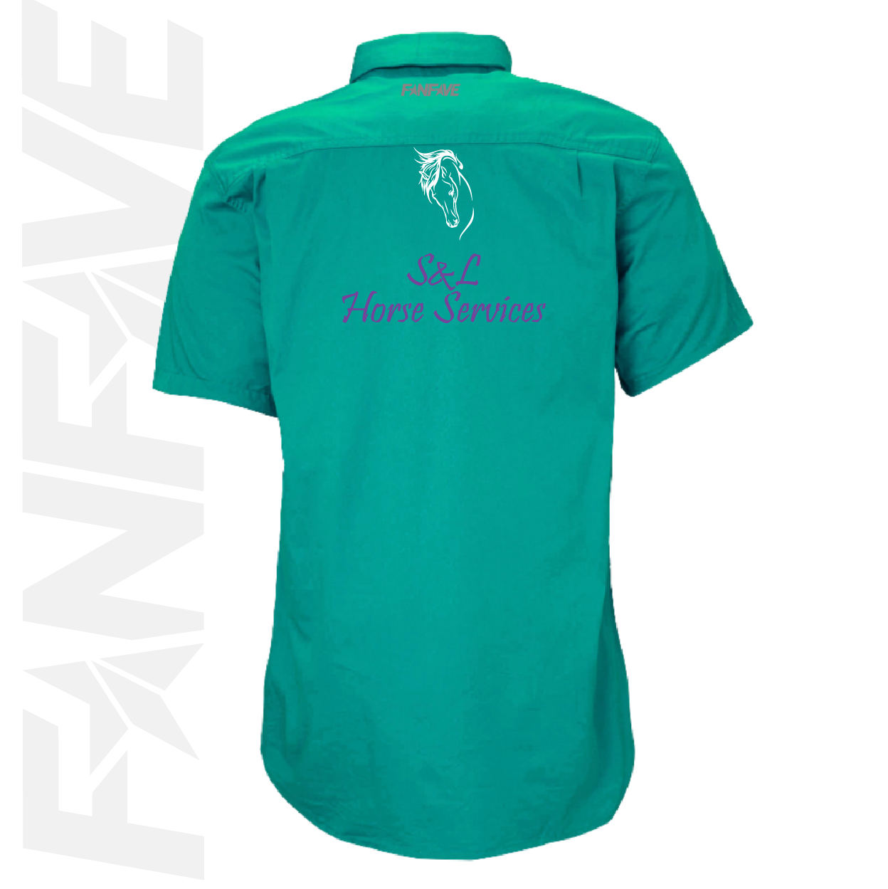 S&L Horse Services - Ladies Open Front S/S Shirt
