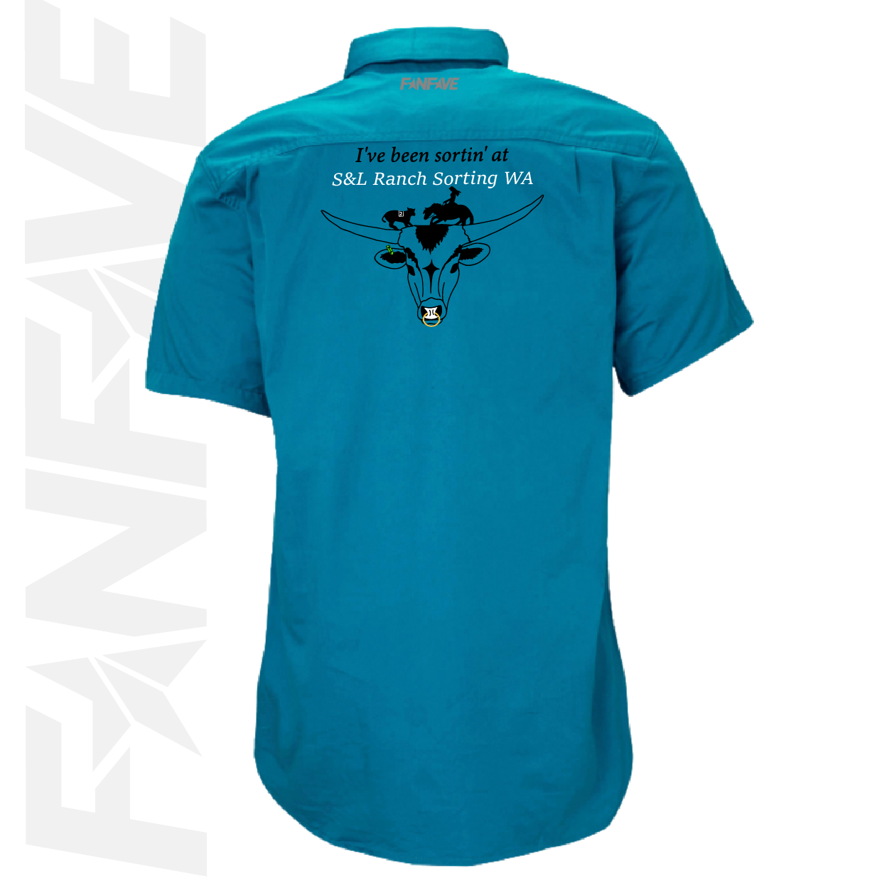 S&L Horse Services - Mens Closed Front S/S Shirt
