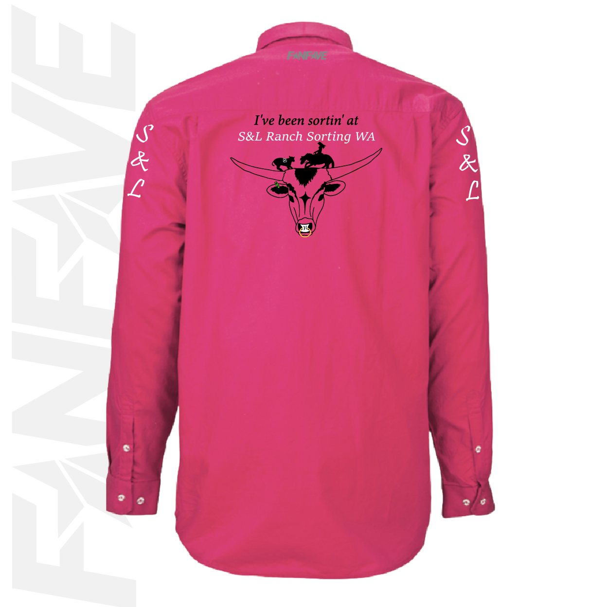 S&L Horse Services - Mens Closed Front L/S Shirt