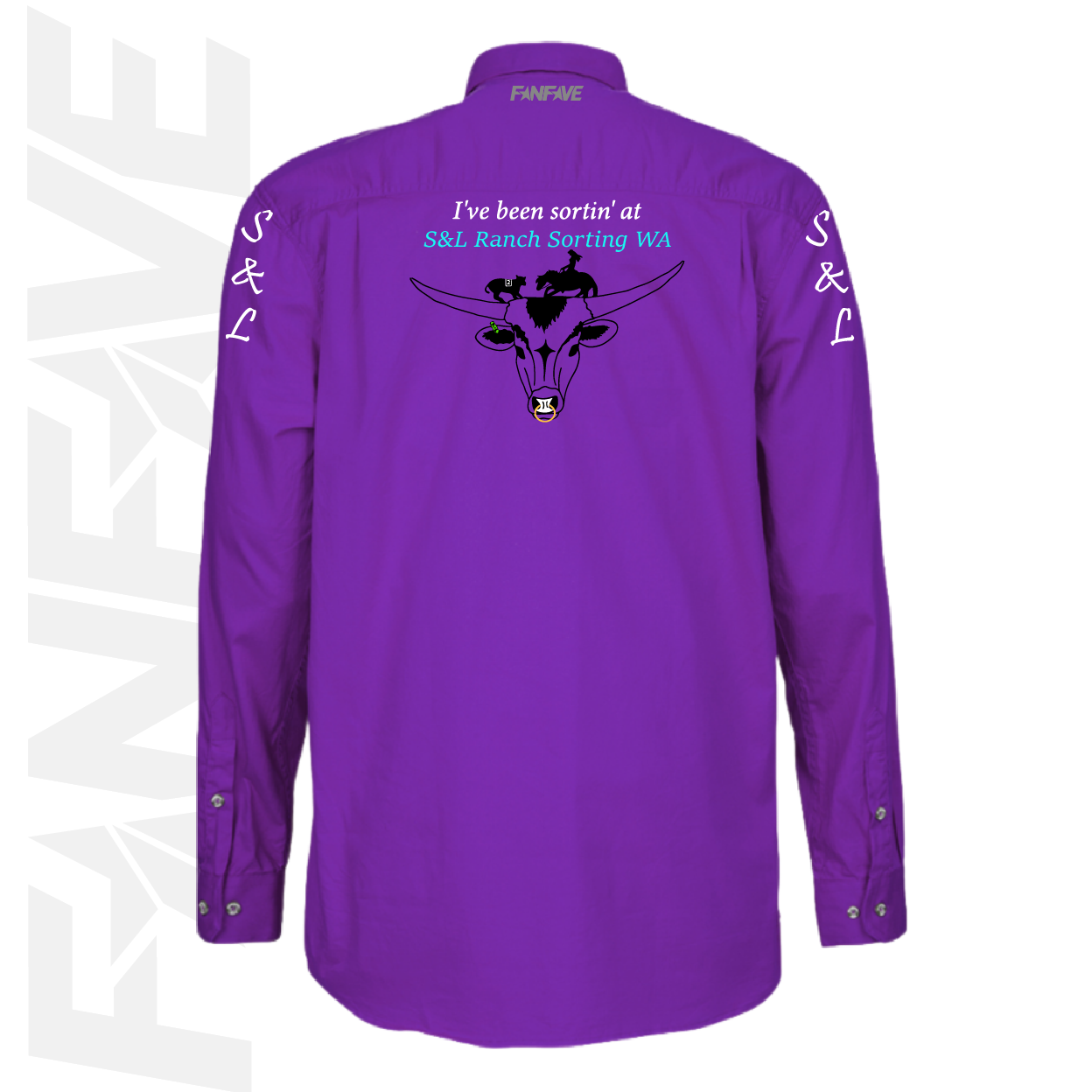 S&L Horse Services - Mens Closed Front L/S Shirt