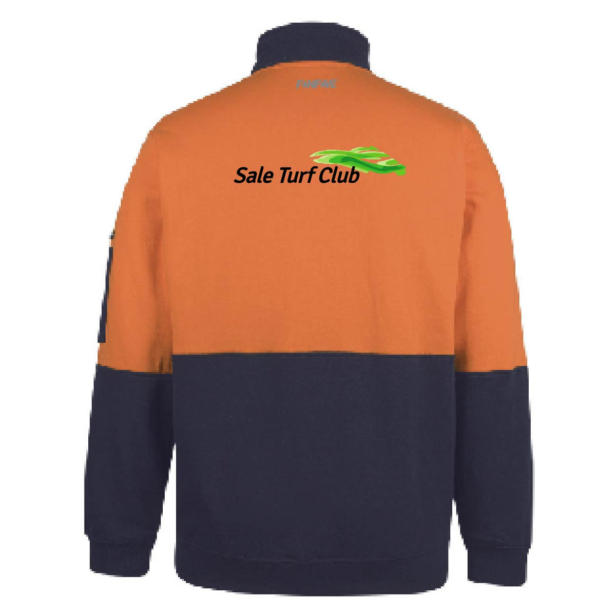 Sale Turf Club | Staff - HiVis Cotton 1/2 Zip Fleece