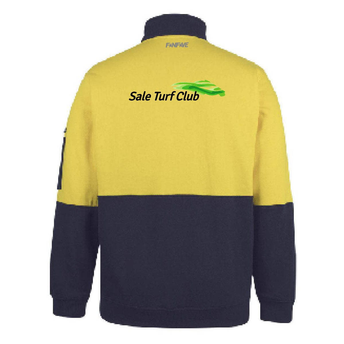 Sale Turf Club | Staff - HiVis Cotton 1/2 Zip Fleece