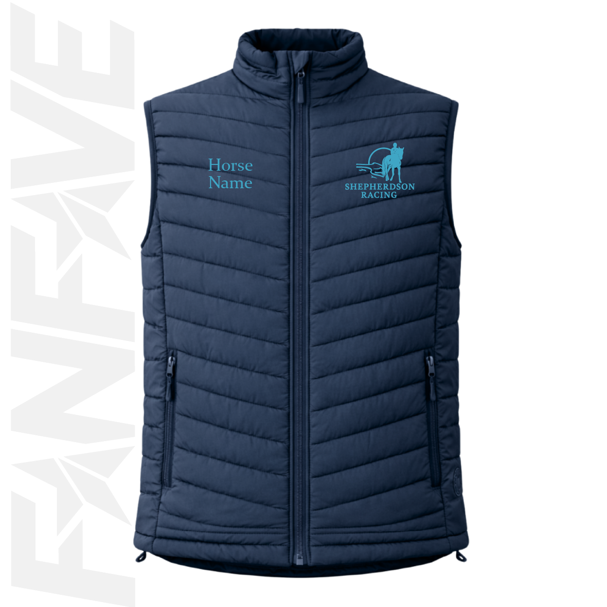 Shepherdson Racing - Puffer Vest Personalised