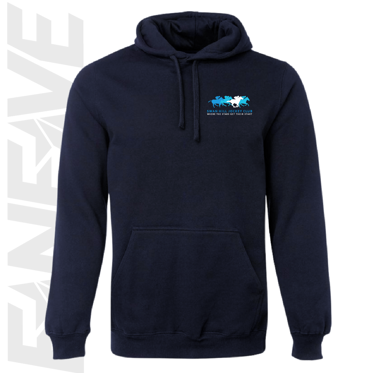 Swan Hill Jockey Club  - Mens Fleecy Hoodie