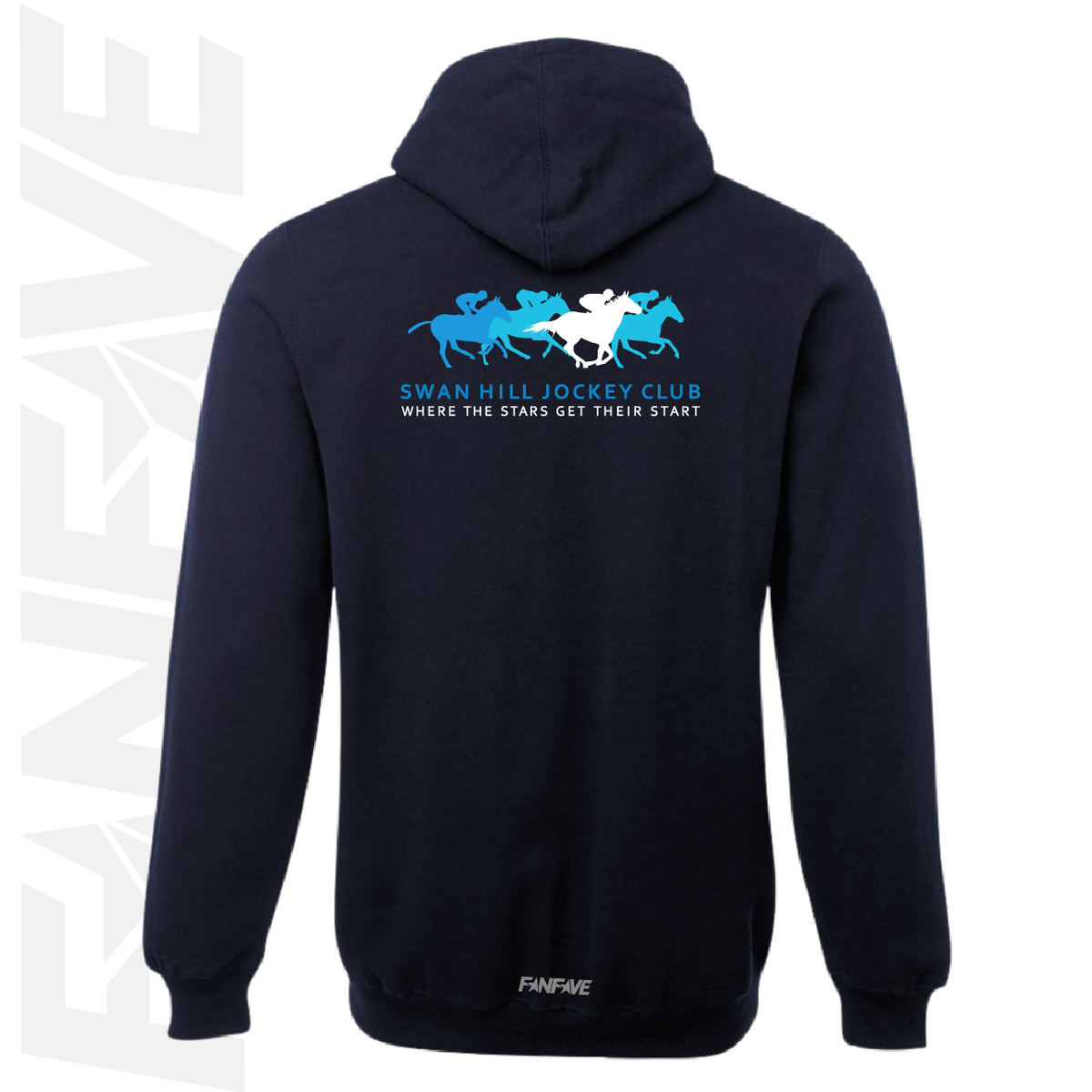 Swan Hill Jockey Club  - Mens Fleecy Hoodie
