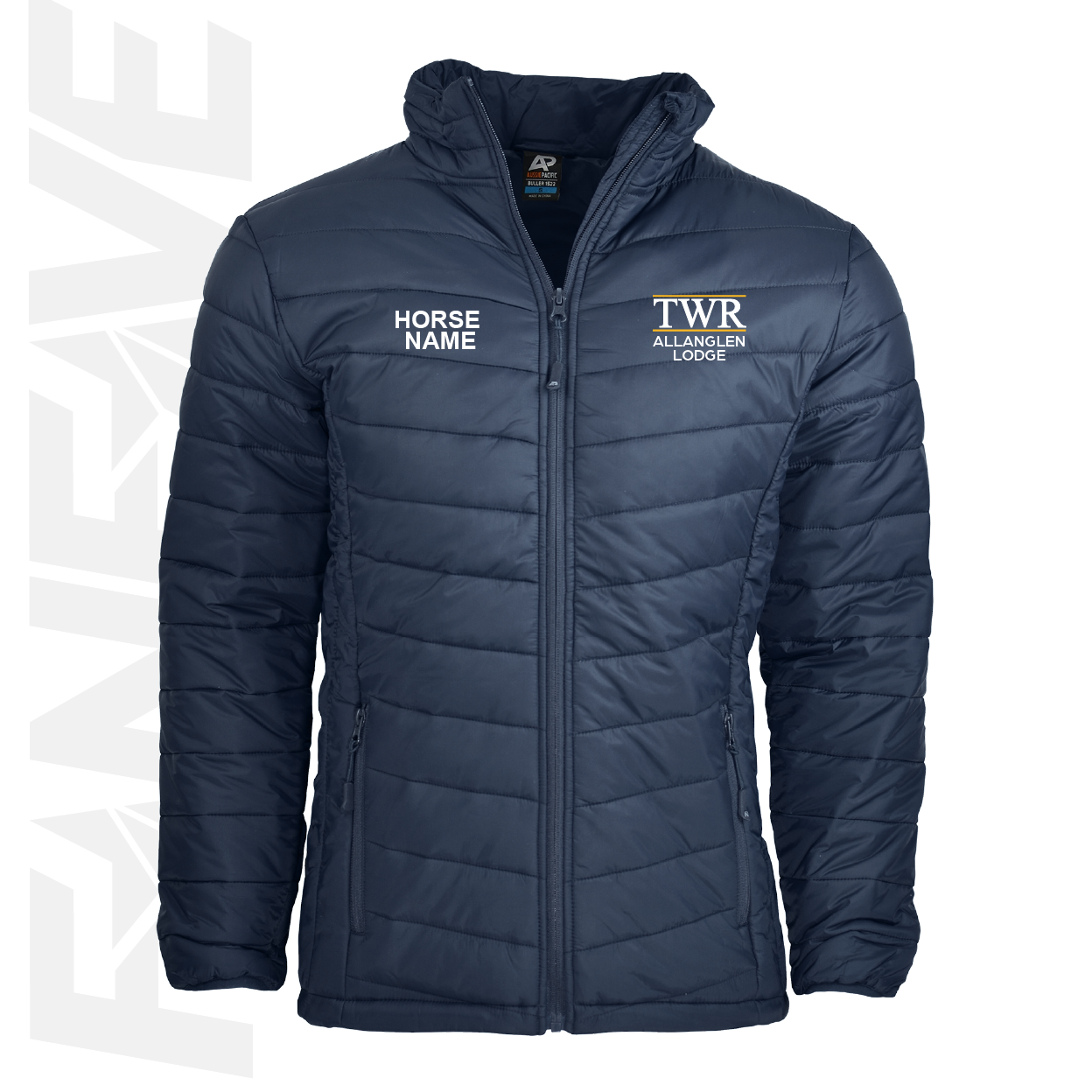TWR Allanglen Lodge - Puffer Jacket Personalised