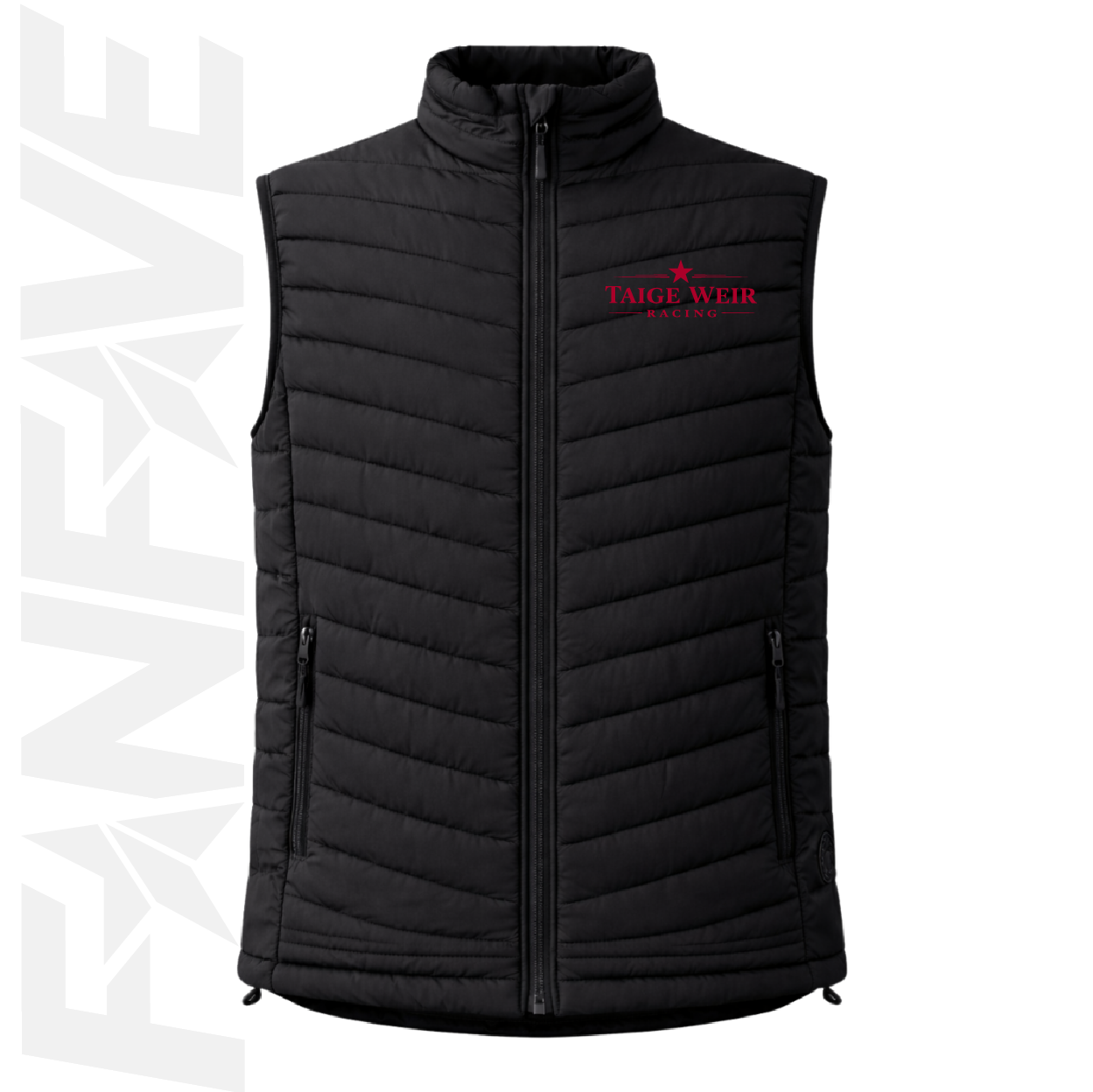 Taige Weir Racing - Mens Puffer Vest / Personalised