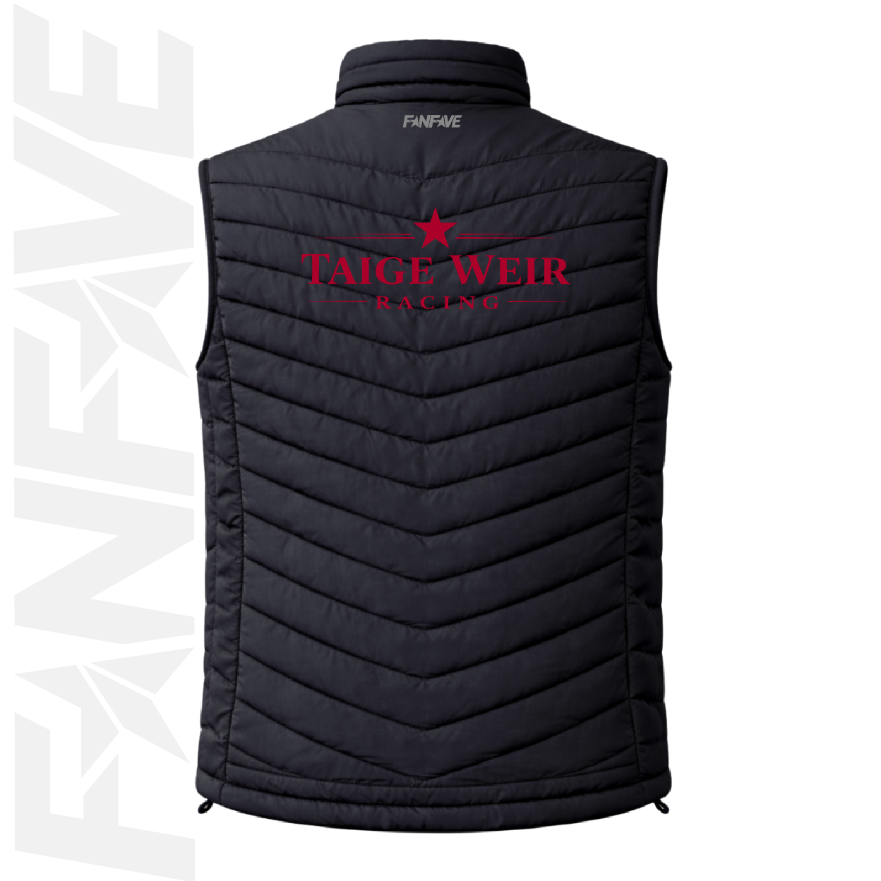 Taige Weir Racing - Mens Puffer Vest / Personalised