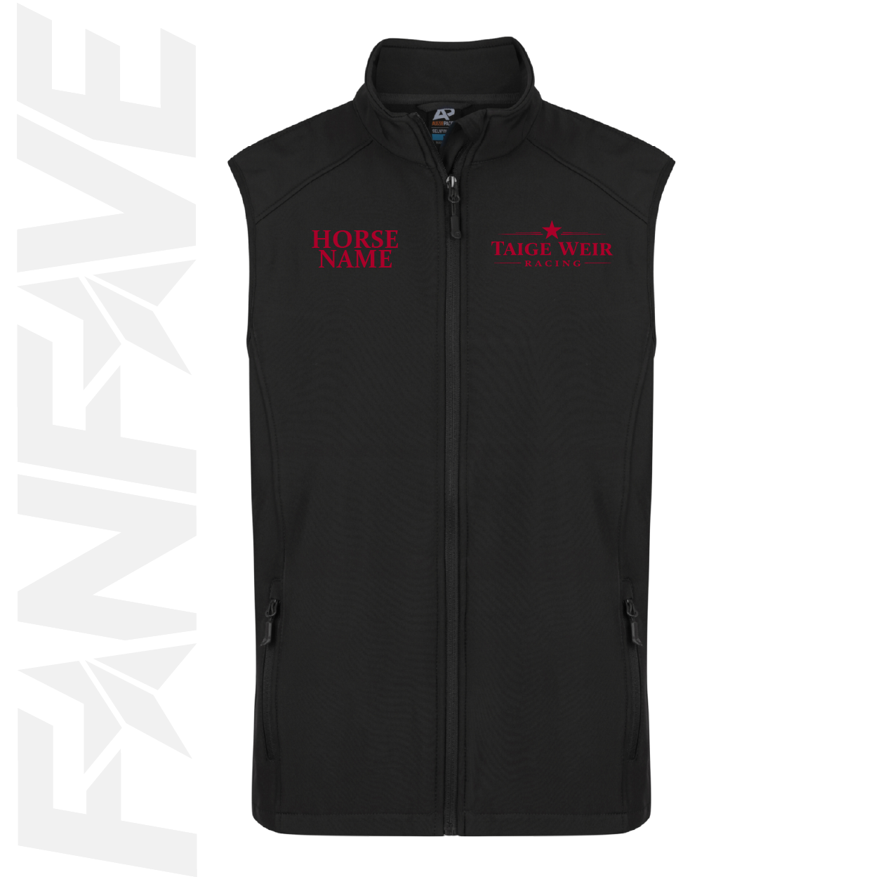 Taige Weir Racing - Ladies SoftShell Vest / Personalised