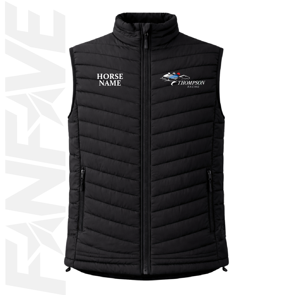 Thompson Racing - Mens Puffer Vest | Personalised
