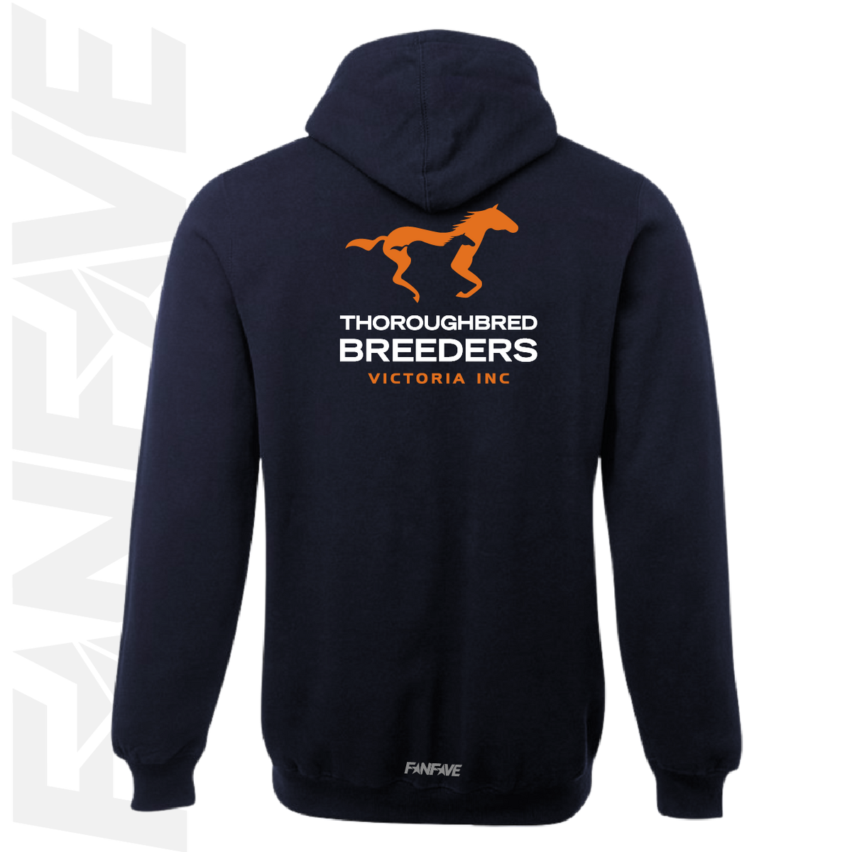 Thoroughbred Breeders Victoria  - Mens Fleecy Hoodie