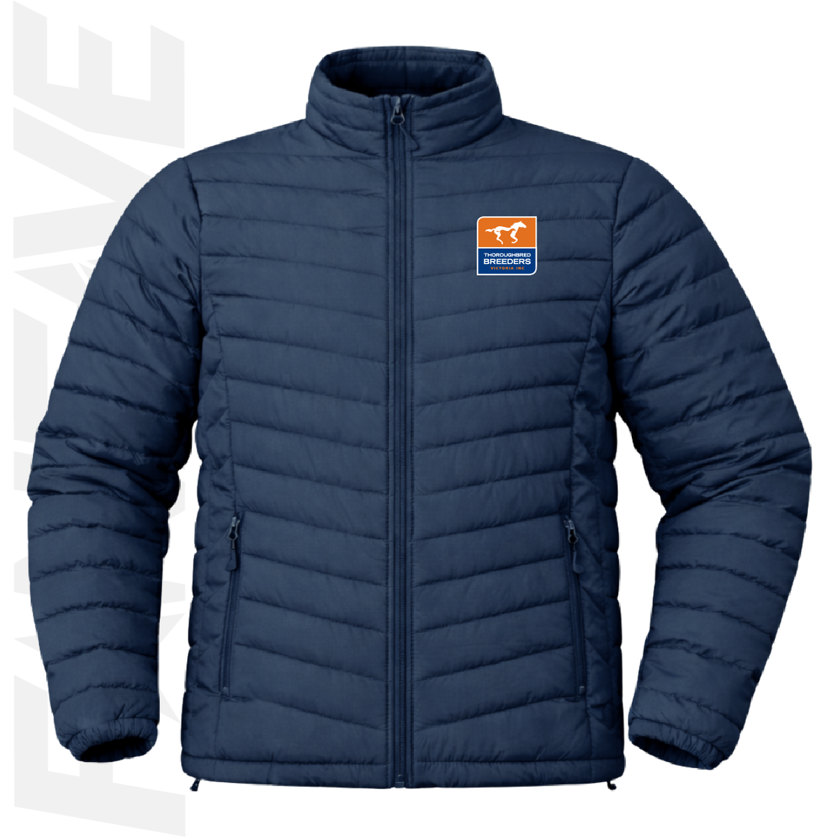 Thoroughbred Breeders Victoria  - Mens Puffer Jacket