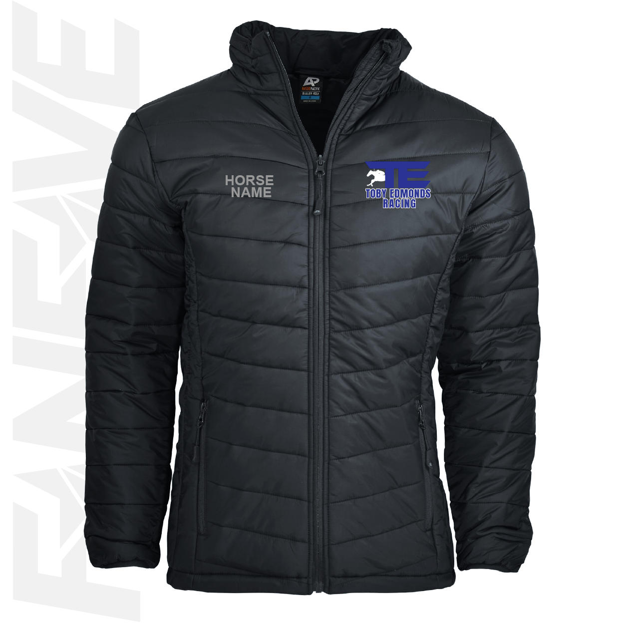 Toby Edmonds Racing - Puffer Jacket Personalised