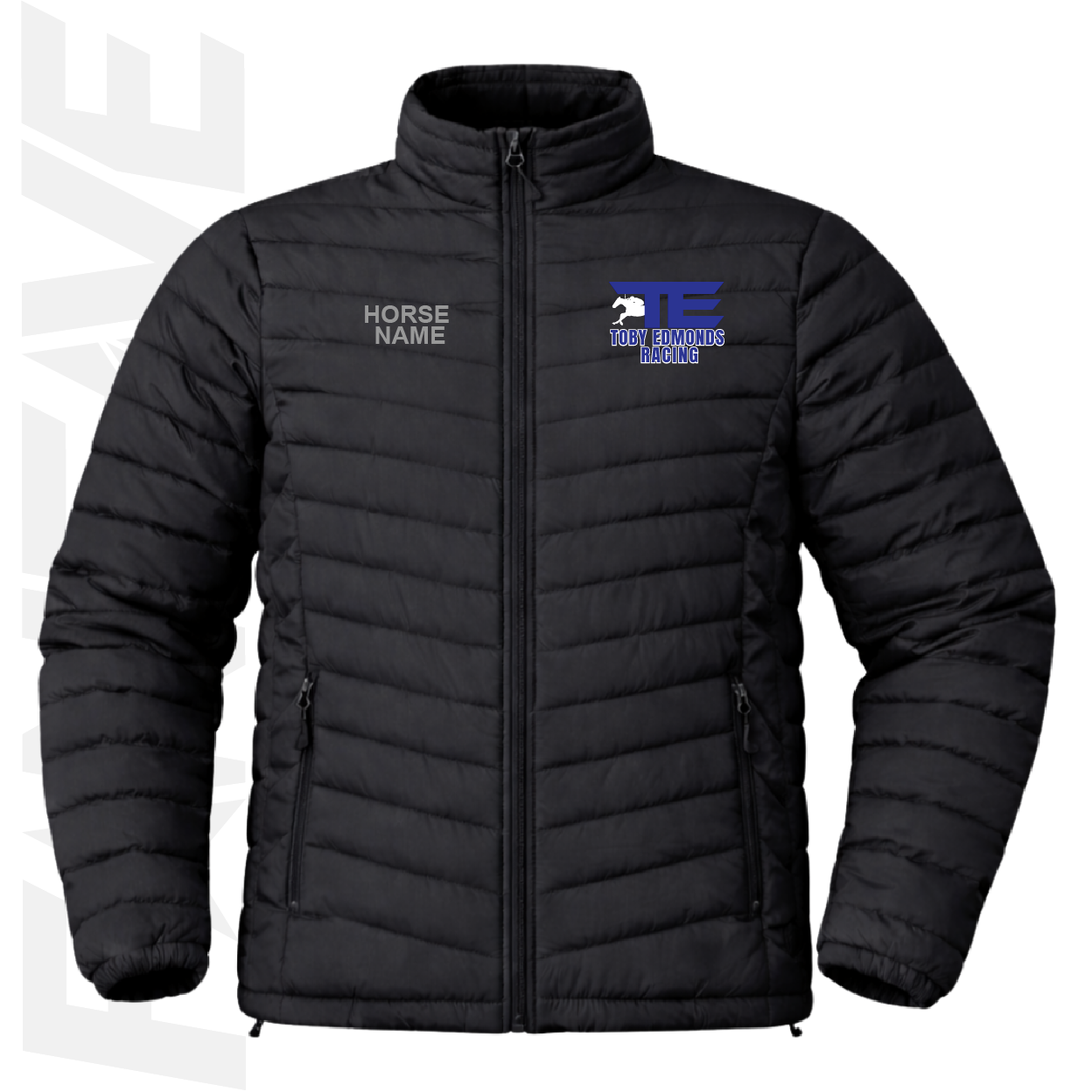 Toby Edmonds Racing - Ladies Puffer Jacket Personalised