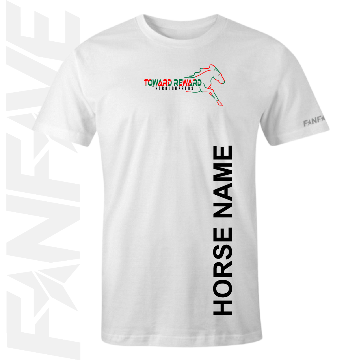 Toward Reward Thoroughbreds - Tee Personalised
