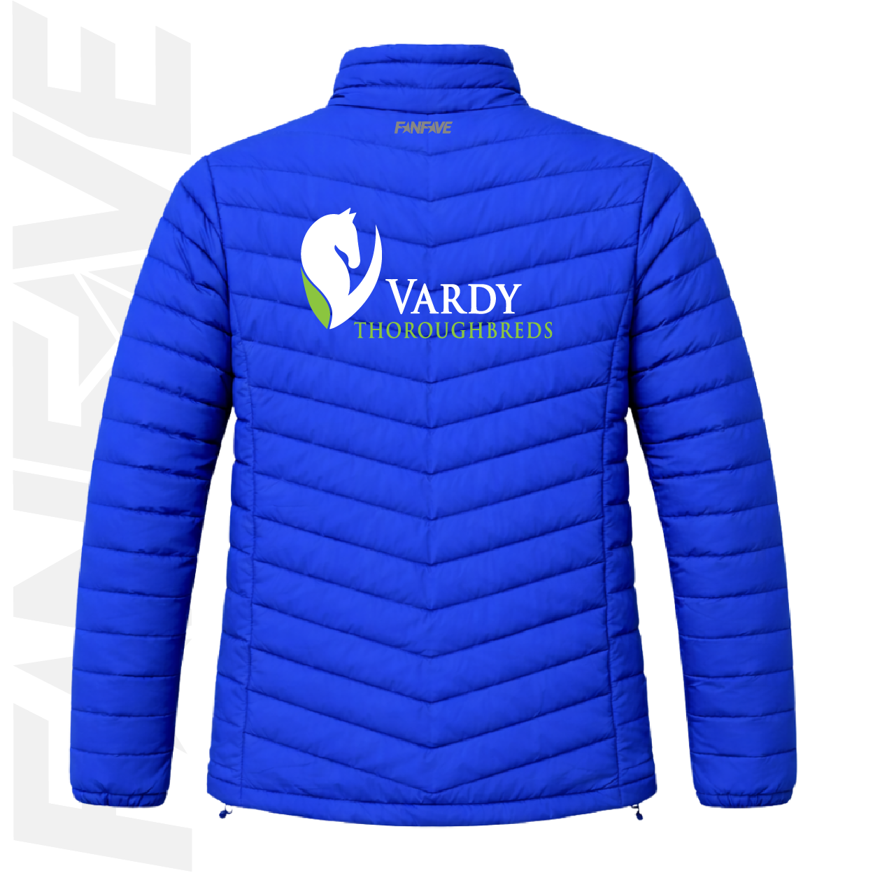 Vardy Thoroughbreds - Mens Puffer Jacket Personalised