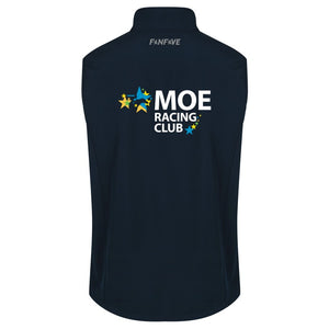 Moe Racing Club - SoftShell Vest - Large Navy