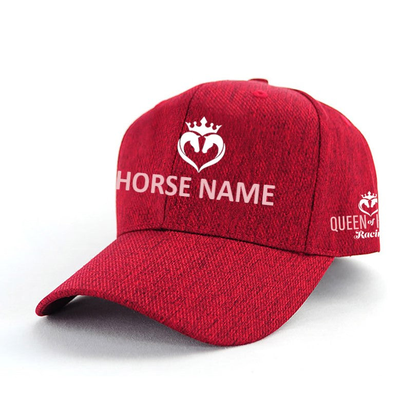 Queen of Hearts Racing - Sports Cap Personalised
