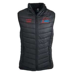 Mad About Racing - Puffer Vest Personalised