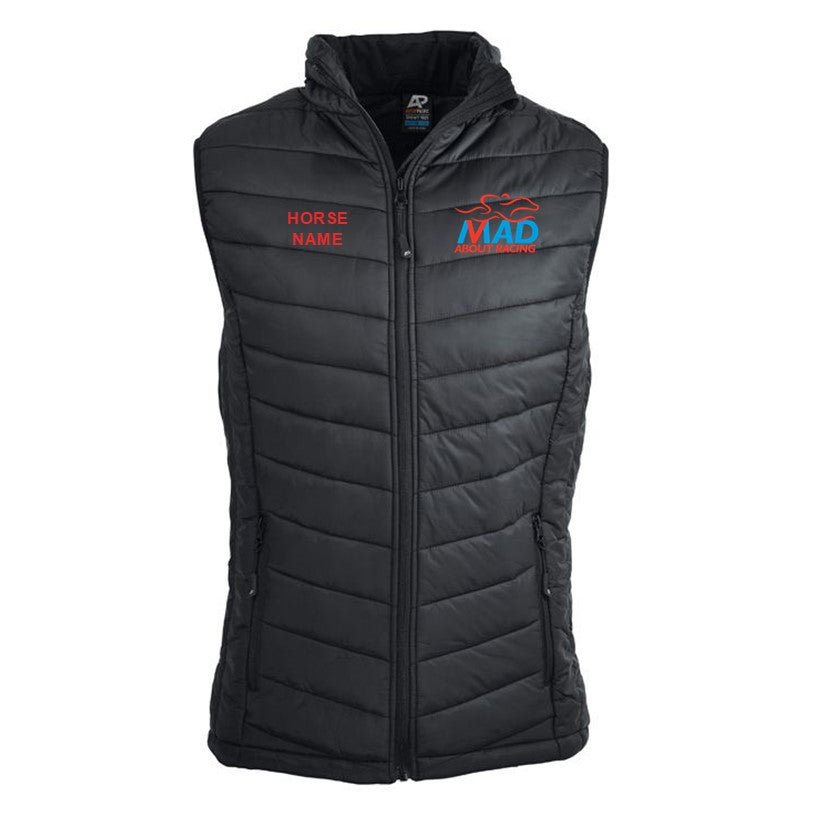 Mad About Racing - Puffer Vest Personalised