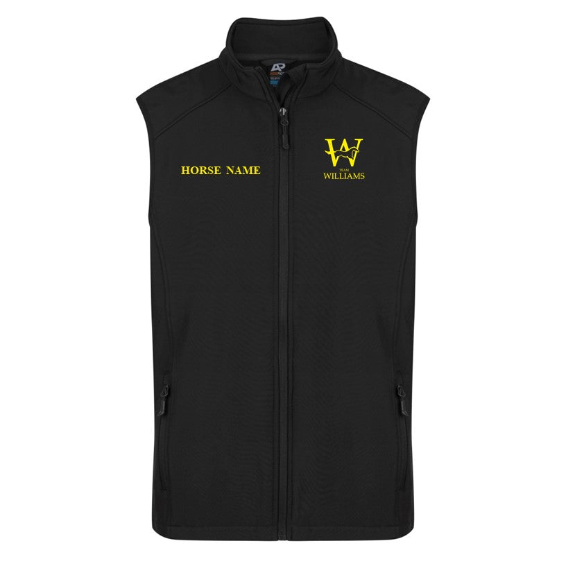 Team Williams - SoftShell Vest Personalised