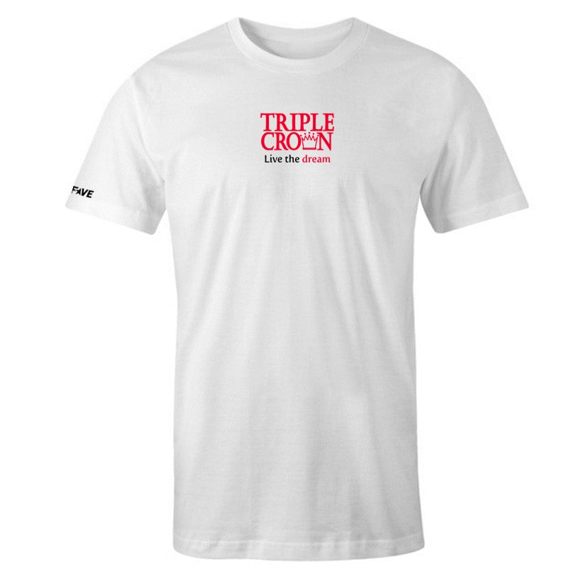 Triple Crown - Tee - White Small