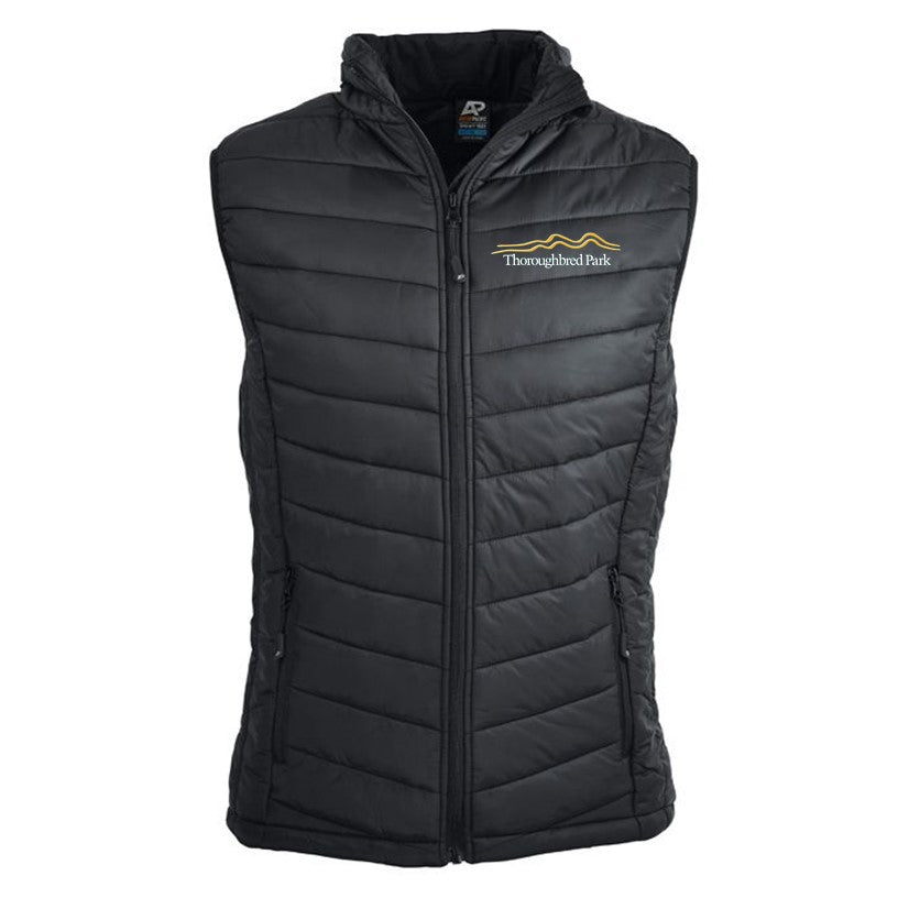 Canberra Racing Club - Puffer Vest - Black Medium