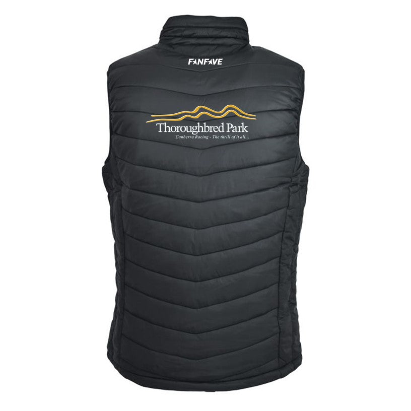 Canberra Racing Club - Puffer Vest - Black Medium