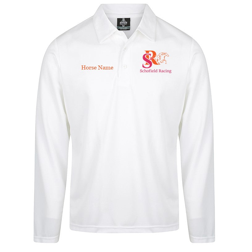 Schofield - Long Sleeve Polo Personalised