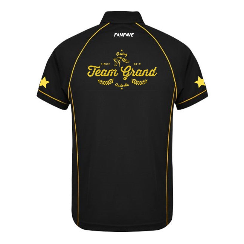 Grand Syndicates - Polo - Black/Gold XLarge