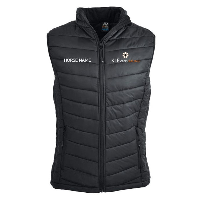 KL Evans - Puffer Vest Personalised