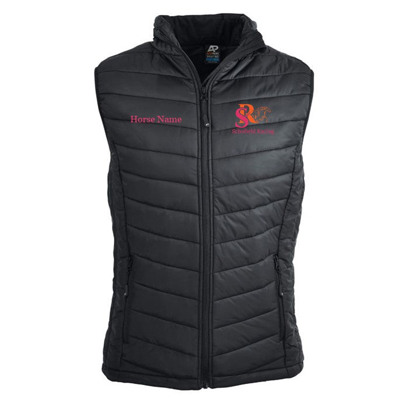 Schofield Racing - Puffer Vest Personalised