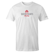 Queen of Hearts Racing - Tee - White Medium