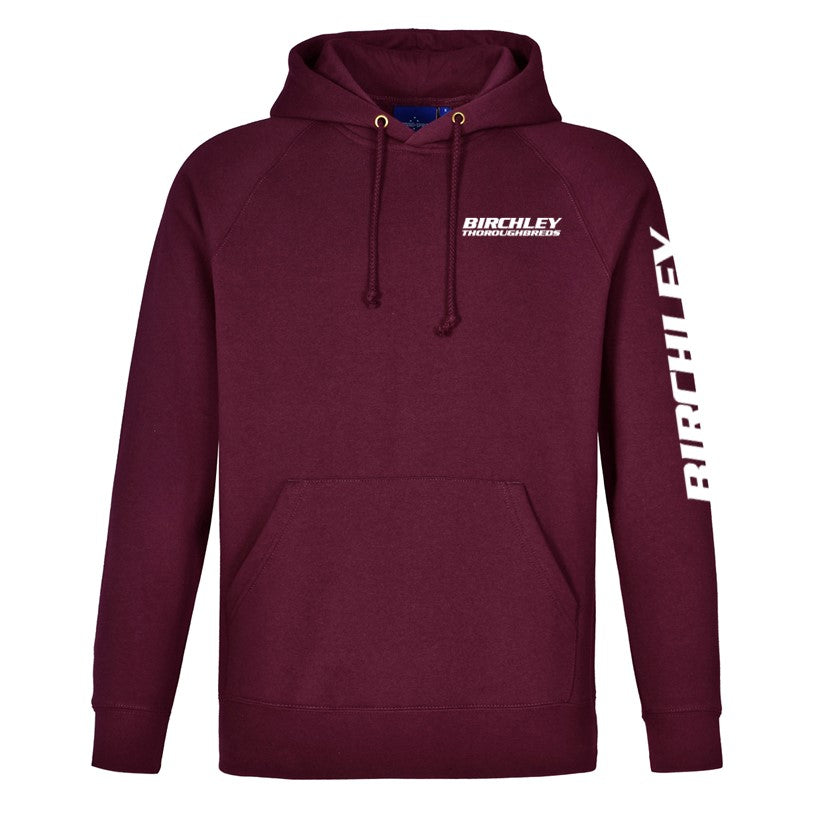 Birchley - Fleecy Hoodie - Maroon - 14