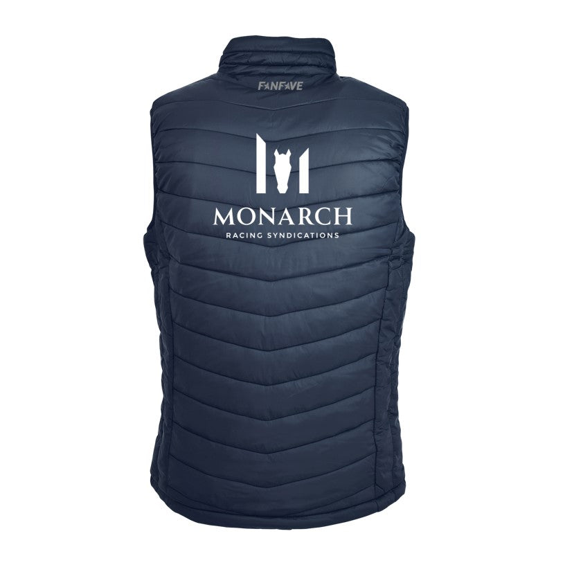 Monarch Racing  Syndication - Puffer Vest Personalised