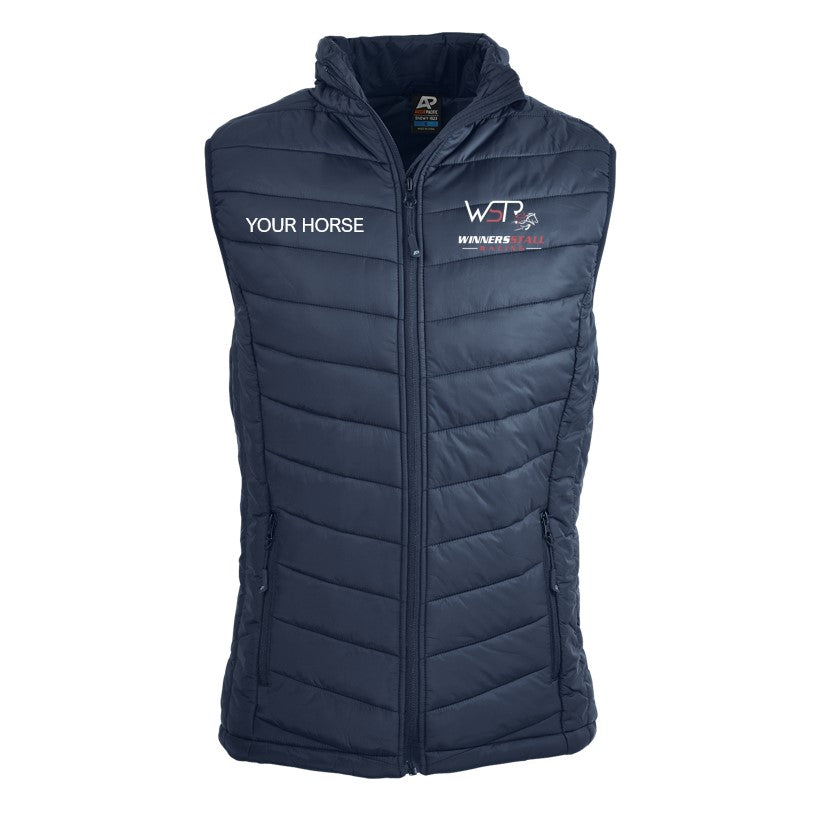Winners Stall - Puffer Vest Personalised
