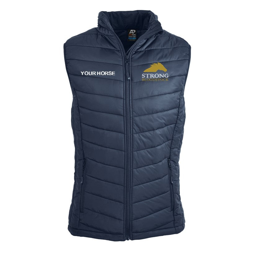 Strong - Puffer Vest Personalised