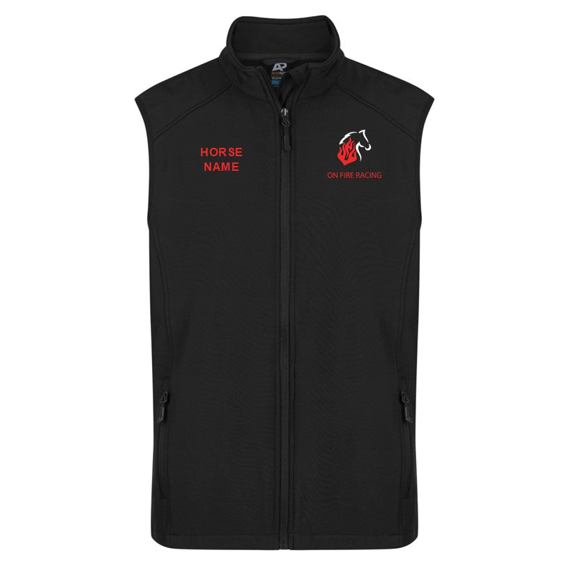 On Fire - SoftShell Vest Personalised