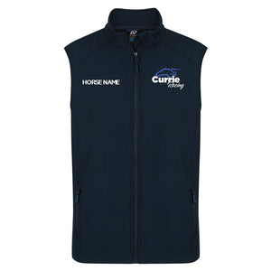 Currie Racing - SoftShell Vest Personalised