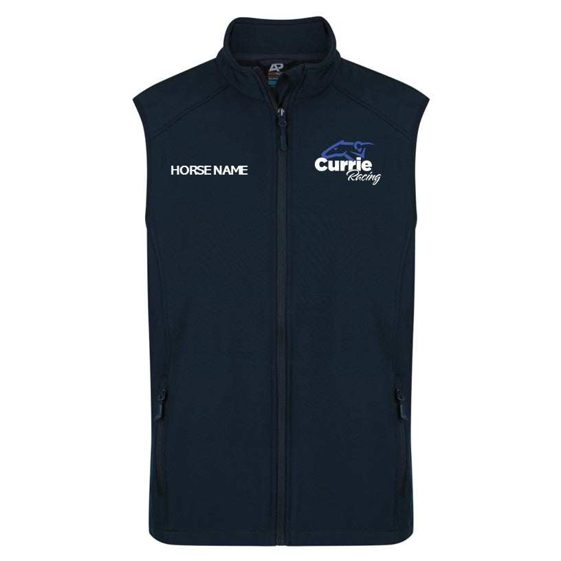Currie Racing - SoftShell Vest Personalised